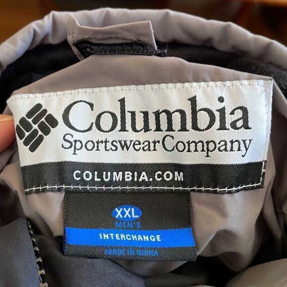 Columbia “Bugaboo” gray, red & black polyester/nylon jacket - Picture 9 of 11